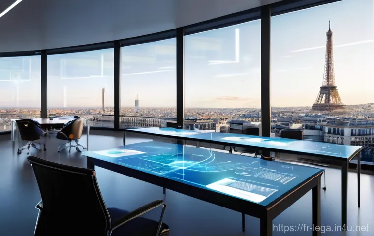 법무사 실무 사례 분석 - **Prompt: The Ease of Digital Administrative Procedures in France**
    "A vibrant, modern, and clea...